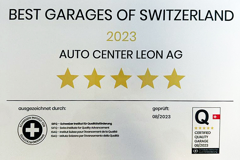 best garage of switzerland 2023